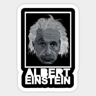 Albert Einstein Whitney Text Sticker